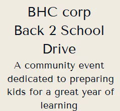 Back 2 School Drive